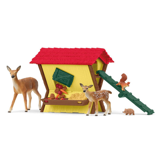 Schleich Farm World Feeding the Forest Animals Playset (42658)