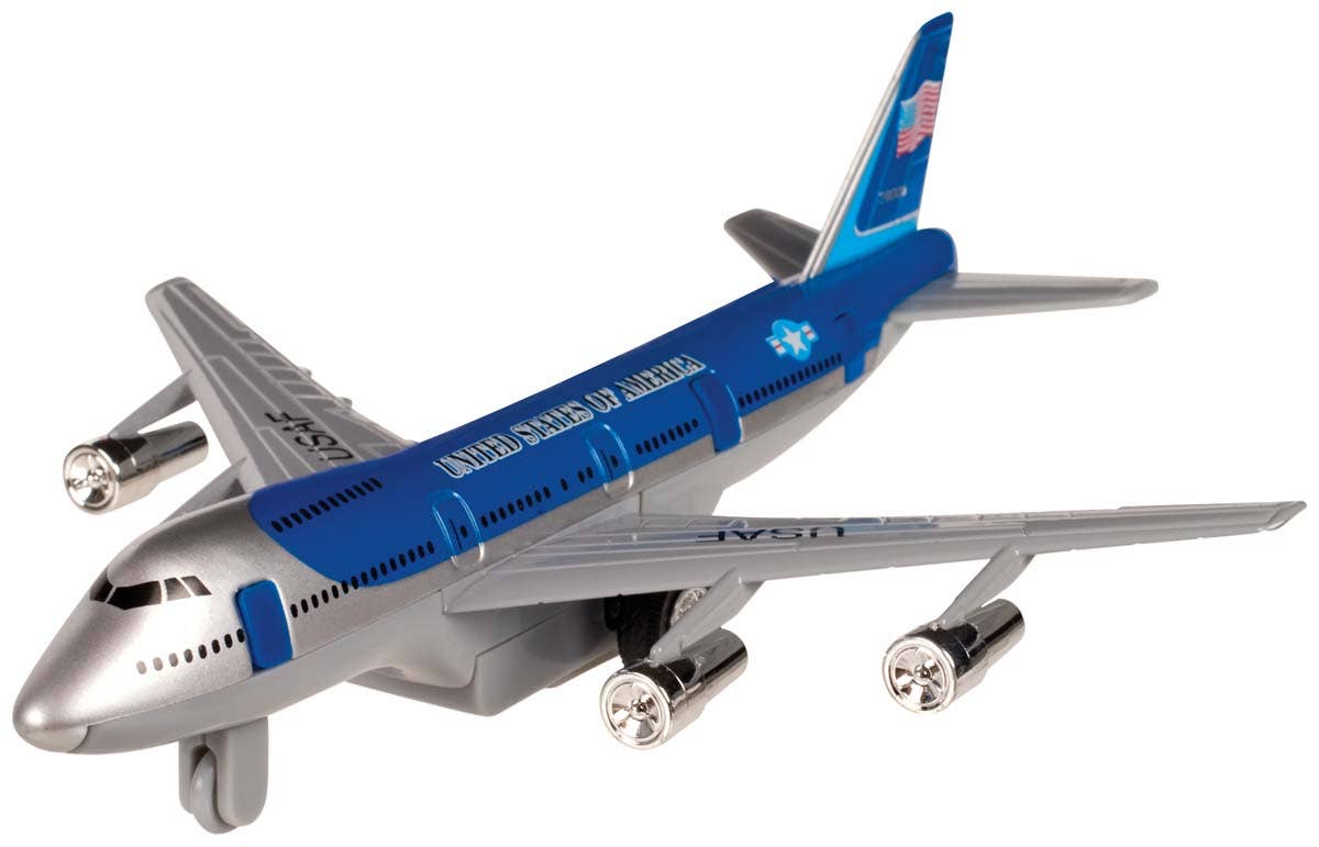 Toysmith die-cast pull-back Turbo Jet