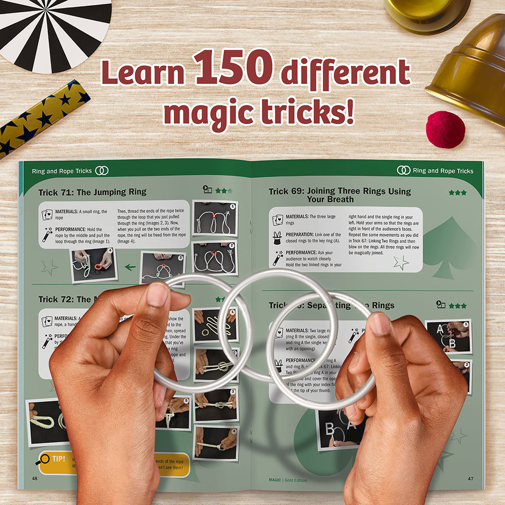 Thames & Kosmos Magic Gold Edition, 150 Tricks