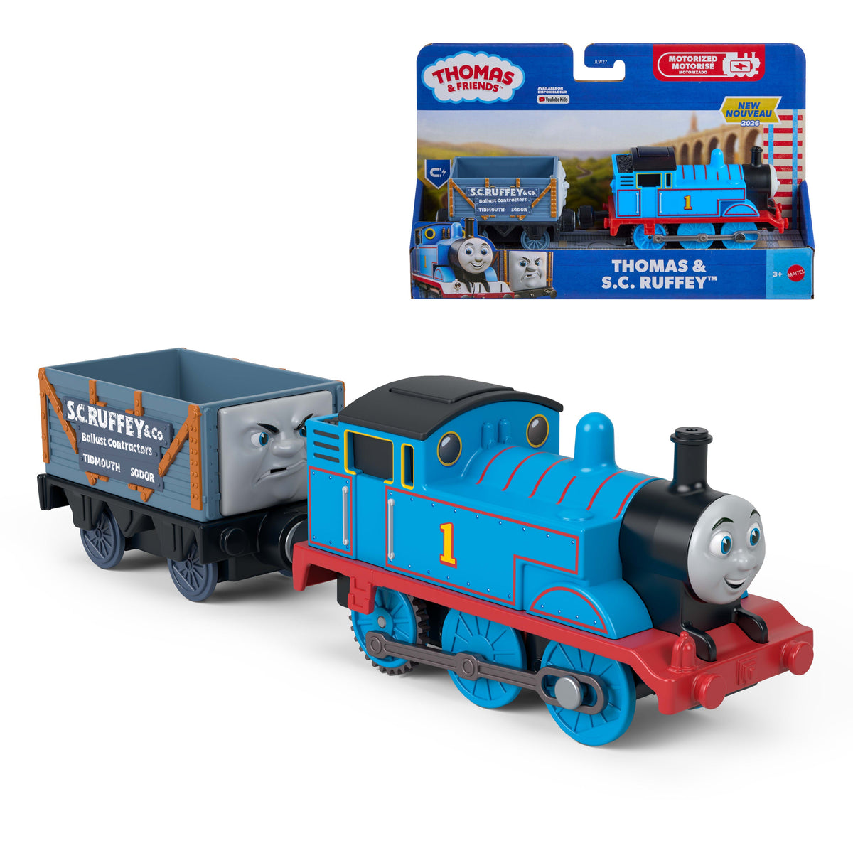 Thomas & Friends Motorized Thomas & S.C. Ruffey (JLW27)
