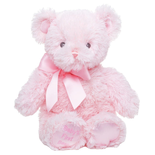 Bearington Teddy Bear Baby's First Pink 12" Plush