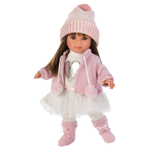 Llorens Sara 13.8" Soft Body Fashion Doll (LL53528) — view 2