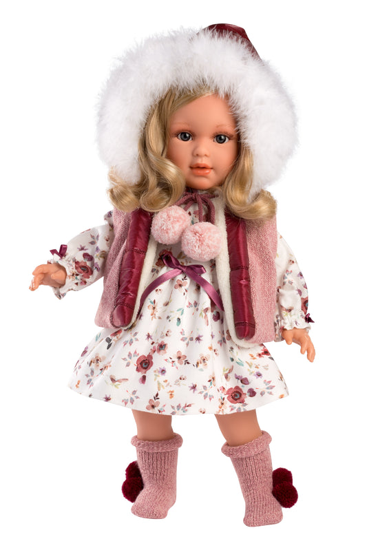 Llorens Aubrey 15.8" Articulated Soft Body Fashion Doll (LL54037)