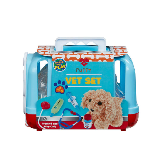 My World My Play Puppy Vet Set with Plush Puppy