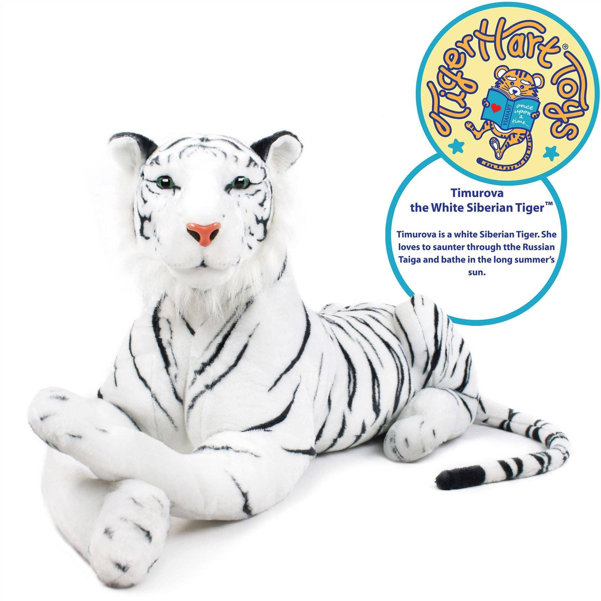 TigerHart Timurova the White Tiger 42-inch plush