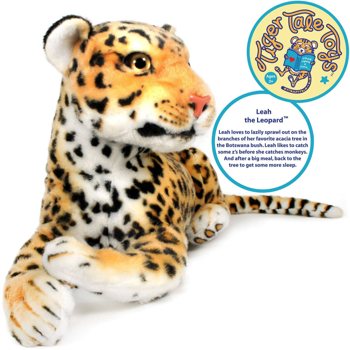 TigerHart Leah the Leopard 20-inch plush