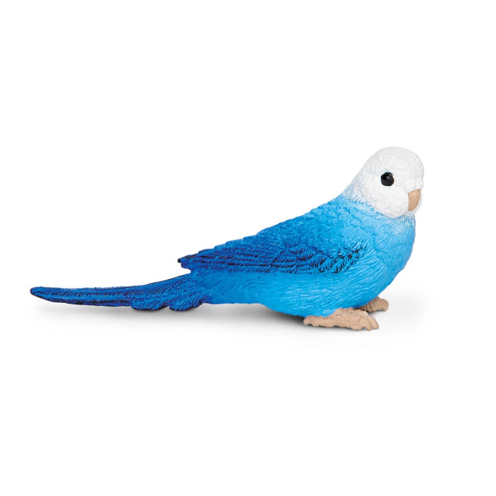 Blue Budgie Figurine Toy - Kids