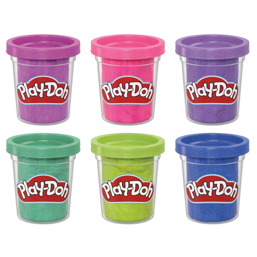 Play-Doh Sparkle Collection 6-Pack (F9932) — 6 sparkle cans