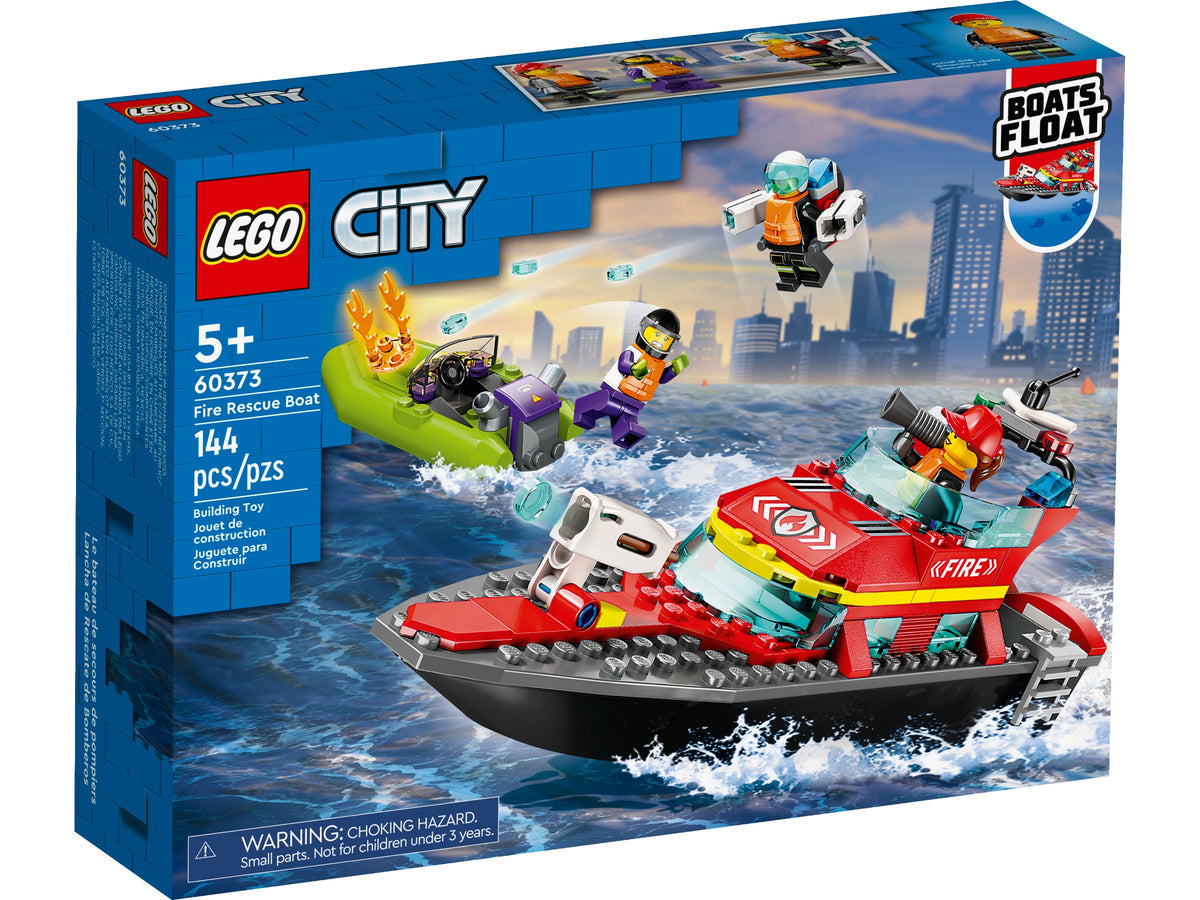 LEGO City Fire Rescue Boat (60373) detail view