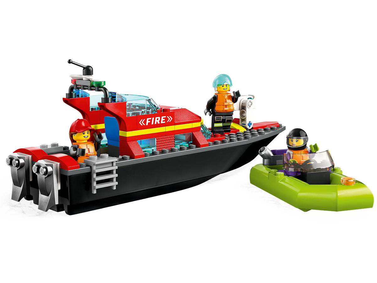 LEGO City Fire Rescue Boat (60373) detail view