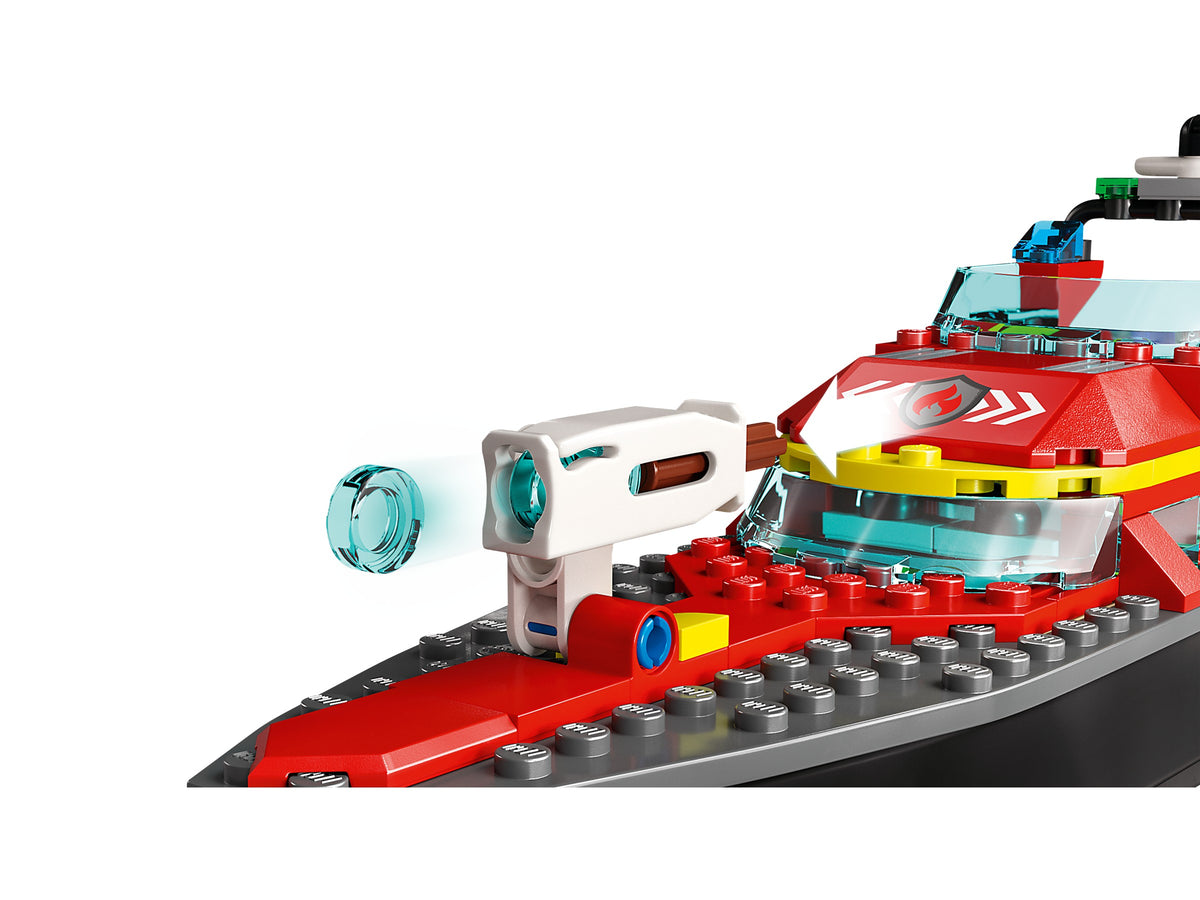 LEGO City Fire Rescue Boat (60373) detail view