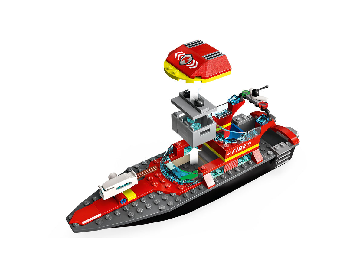 LEGO City Fire Rescue Boat (60373) detail view
