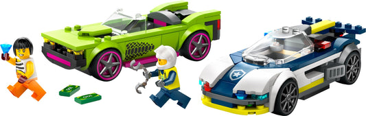 LEGO City Police Car and Muscle Car Chase (60415)