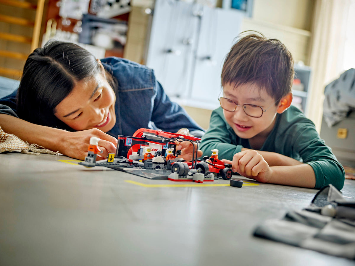 LEGO City F1 Pit Stop & Pit Crew with Ferrari Car (60443) lifestyle