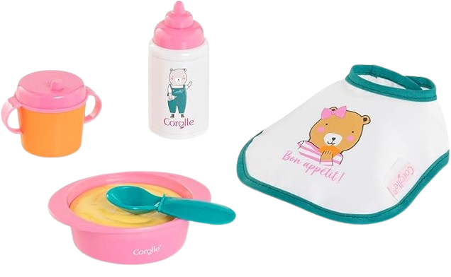 Corolle BB12" Pink Mealtime Set (111130)