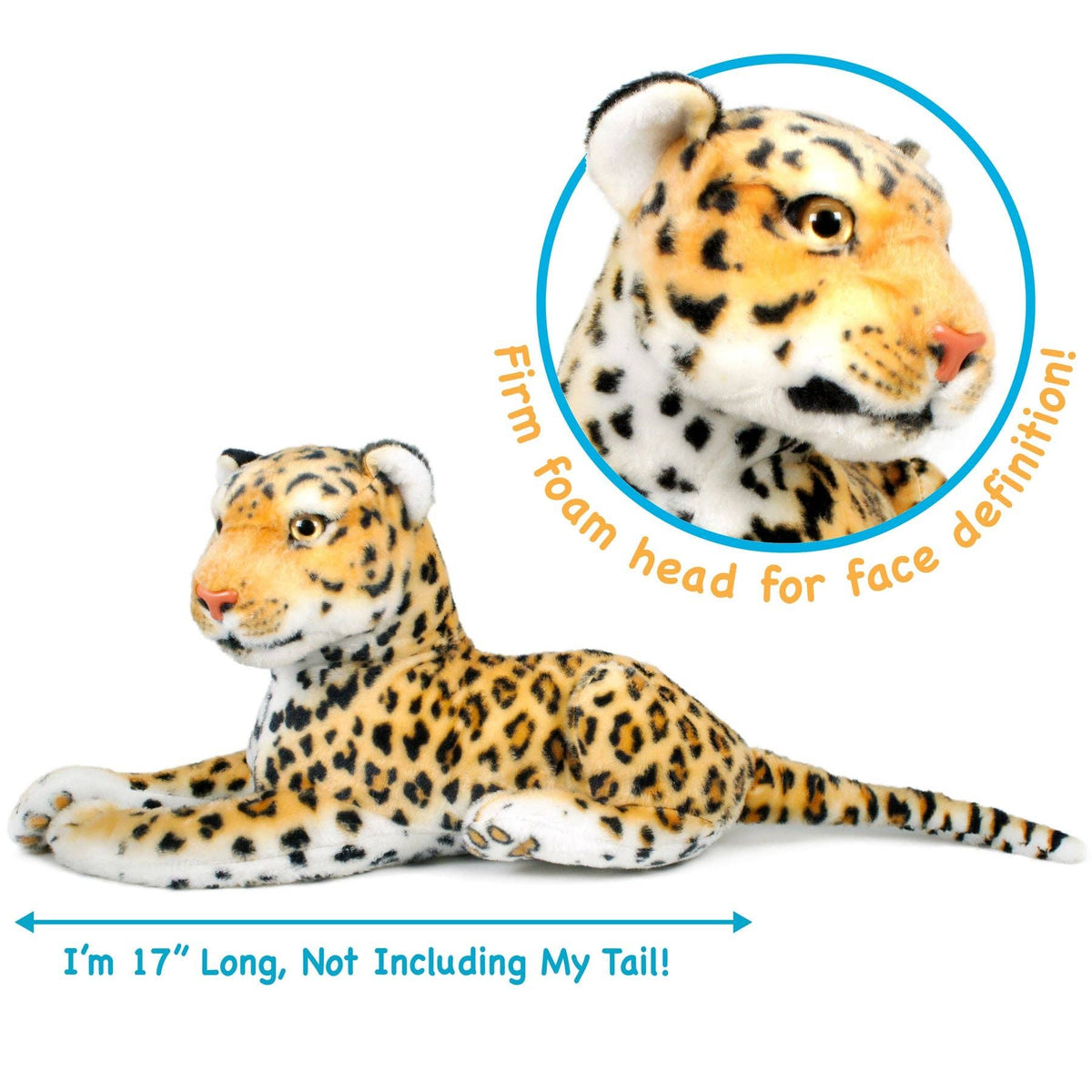 TigerHart Leah the Leopard 20-inch plush