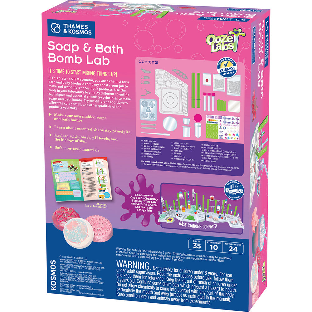 Thames & Kosmos Ooze Labs Soap & Bath Bomb Lab