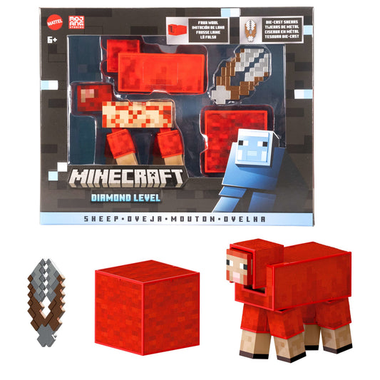 Minecraft Diamond Level Sheep Collector Figure (JCV22)