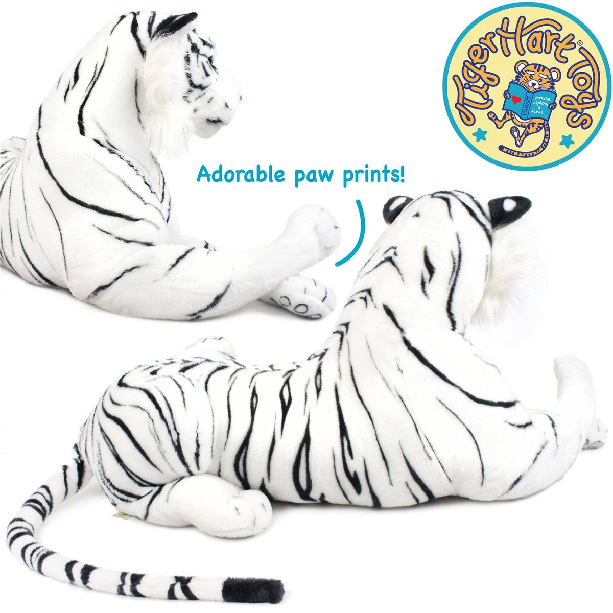 TigerHart Timurova the White Tiger 42-inch plush