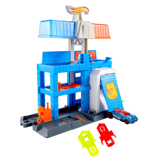 Hot Wheels City Downtown Police Tower Playset (JHL74)