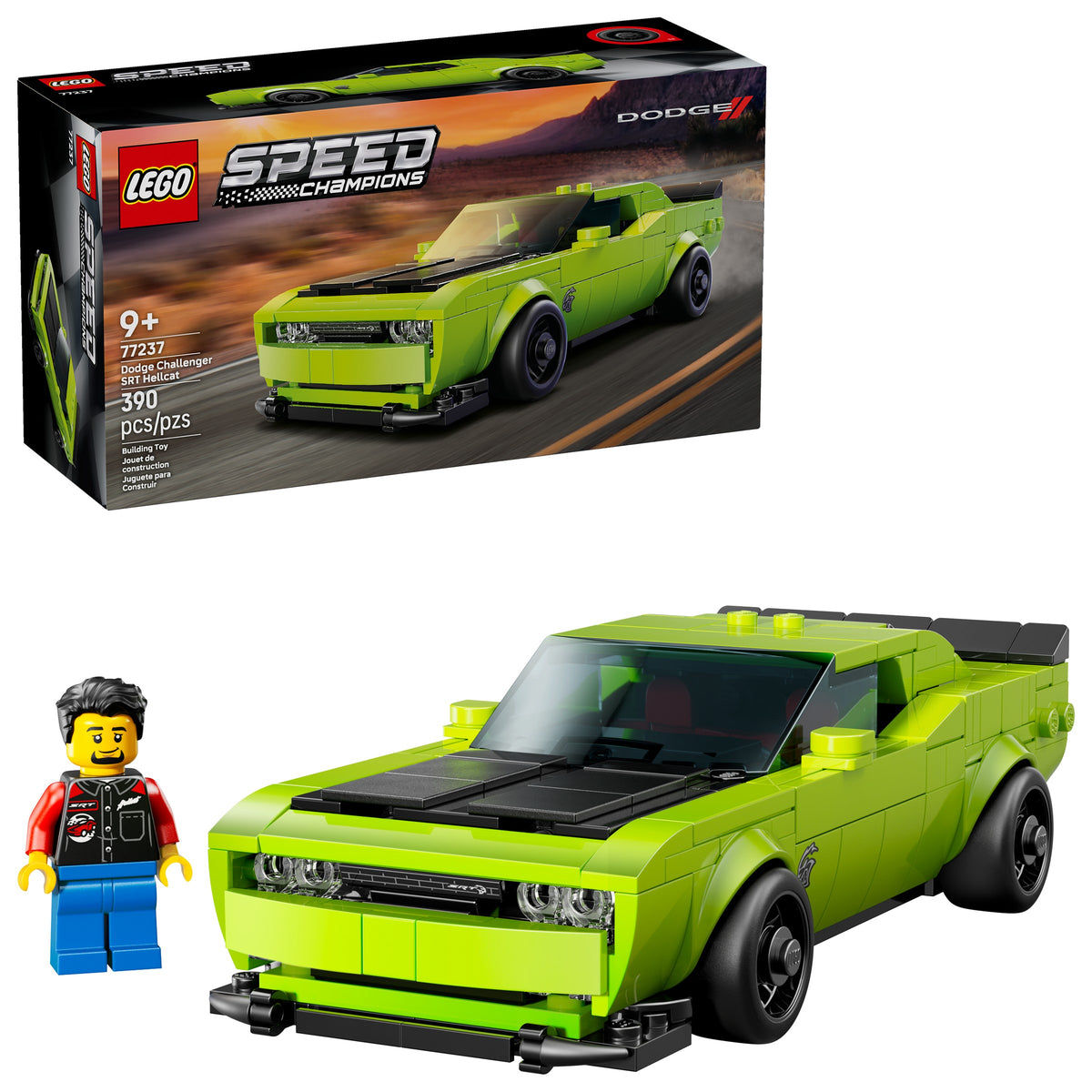 LEGO Speed Champions Dodge Challenger SRT Hellcat (77237) box