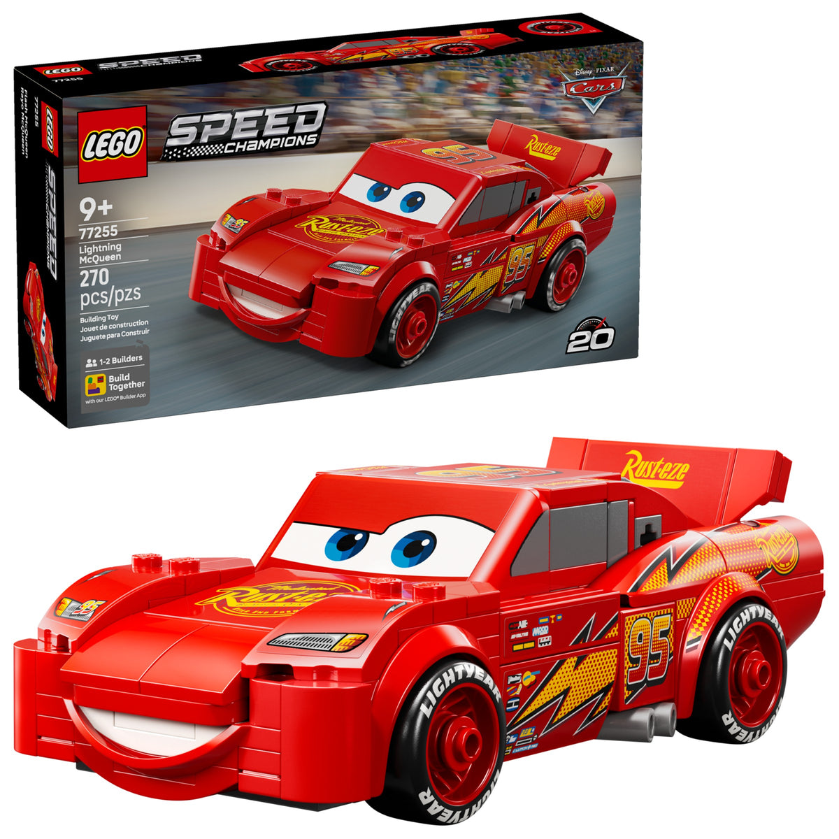 LEGO Speed Champions Lightning McQueen (77255) box