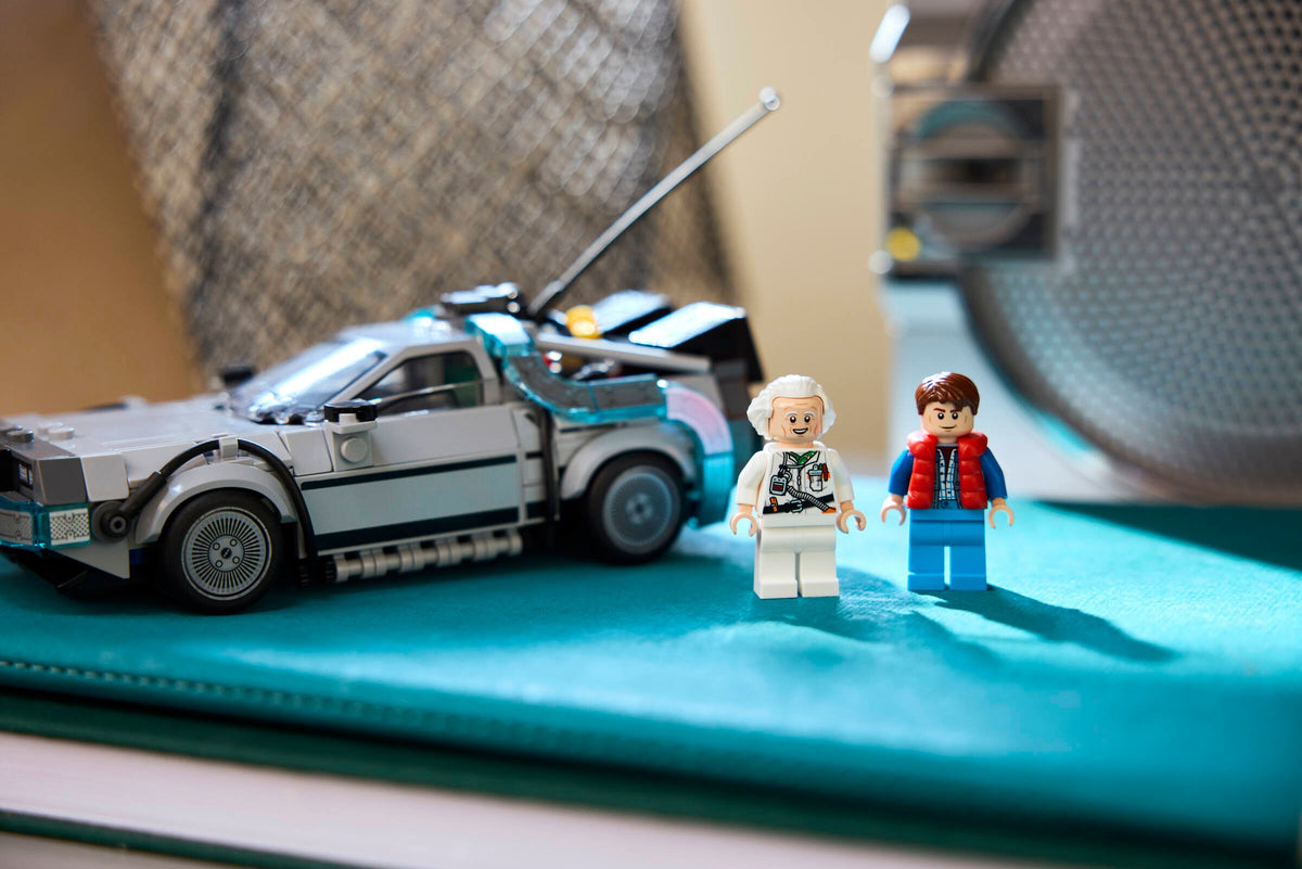 LEGO Speed Champions Time Machine from Back to the Future (77256) lifestyle