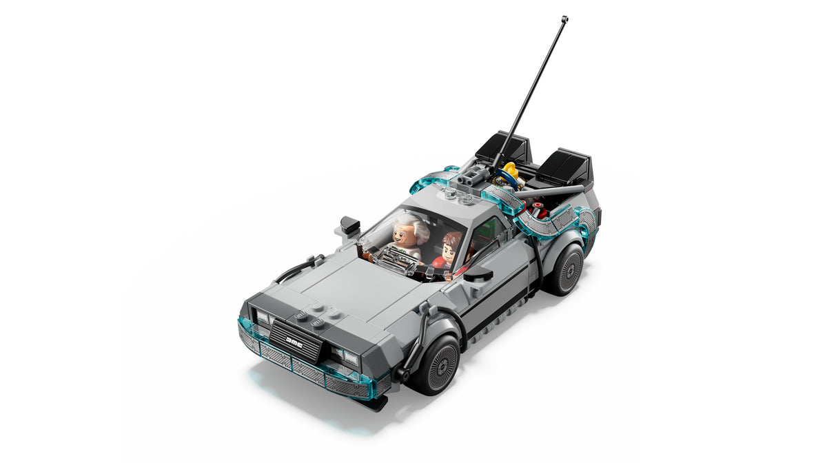 LEGO Speed Champions Time Machine from Back to the Future (77256) detail view