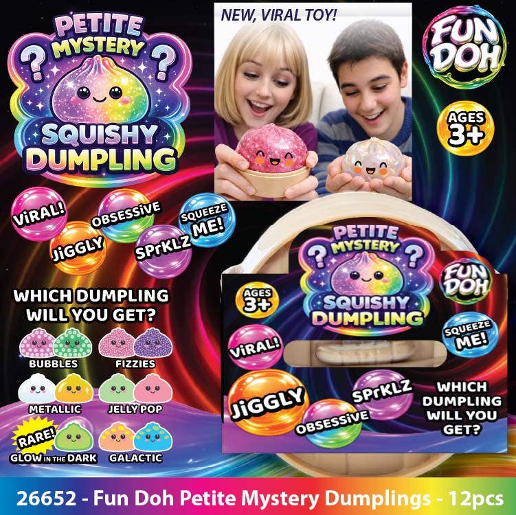 Fun Doh Squishy Mystery Mini Petite 2.5"