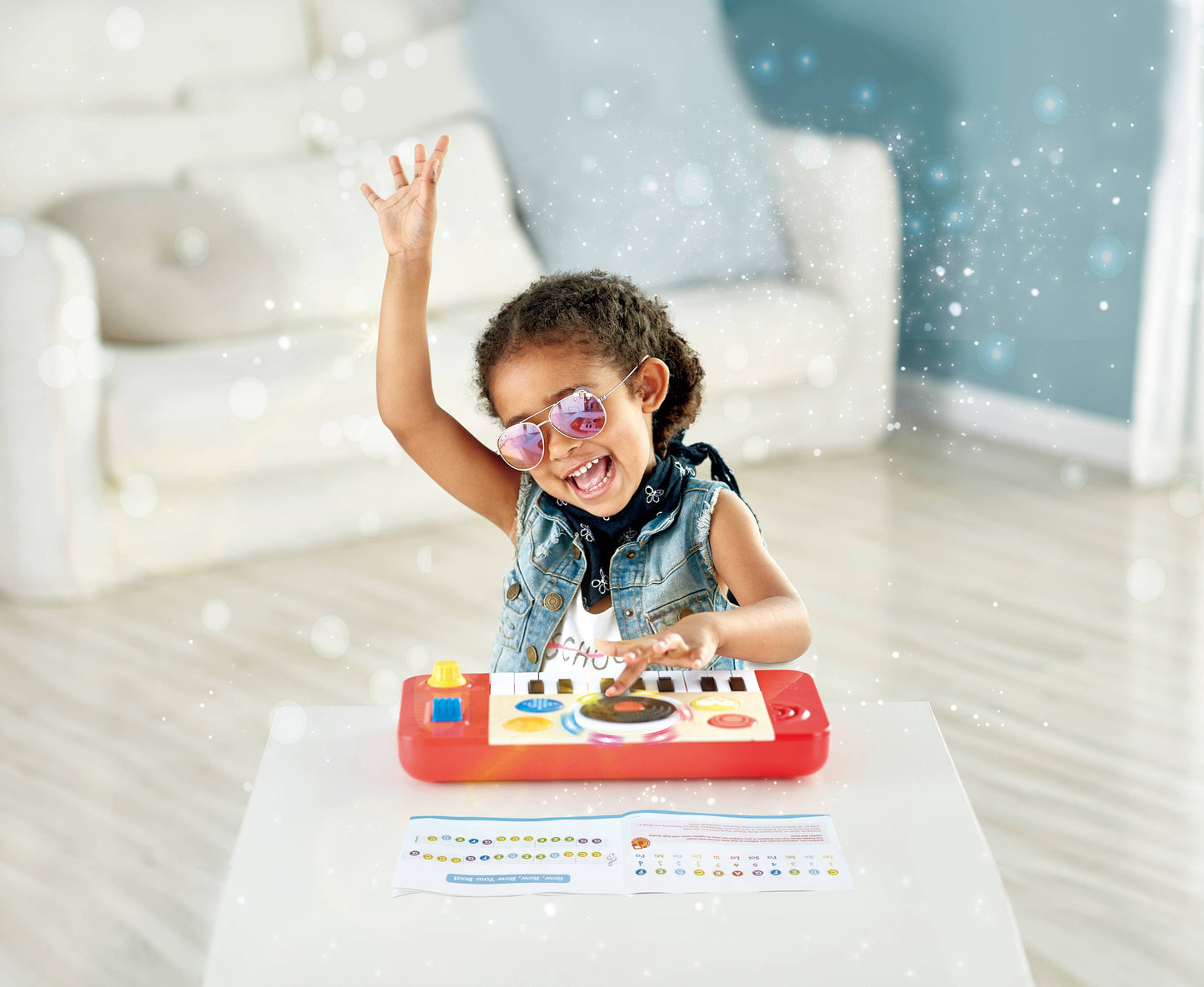 Kids DJ Studio Music Toy with Keyboard & Spin Record