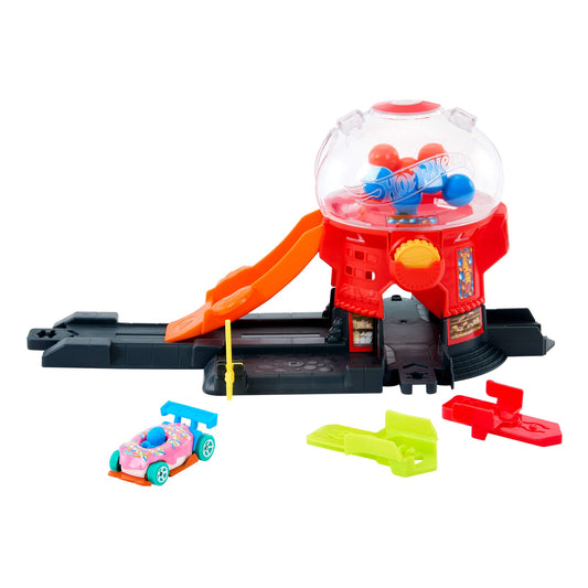 Hot Wheels Downtown Candy Shop Playset (JBM62)