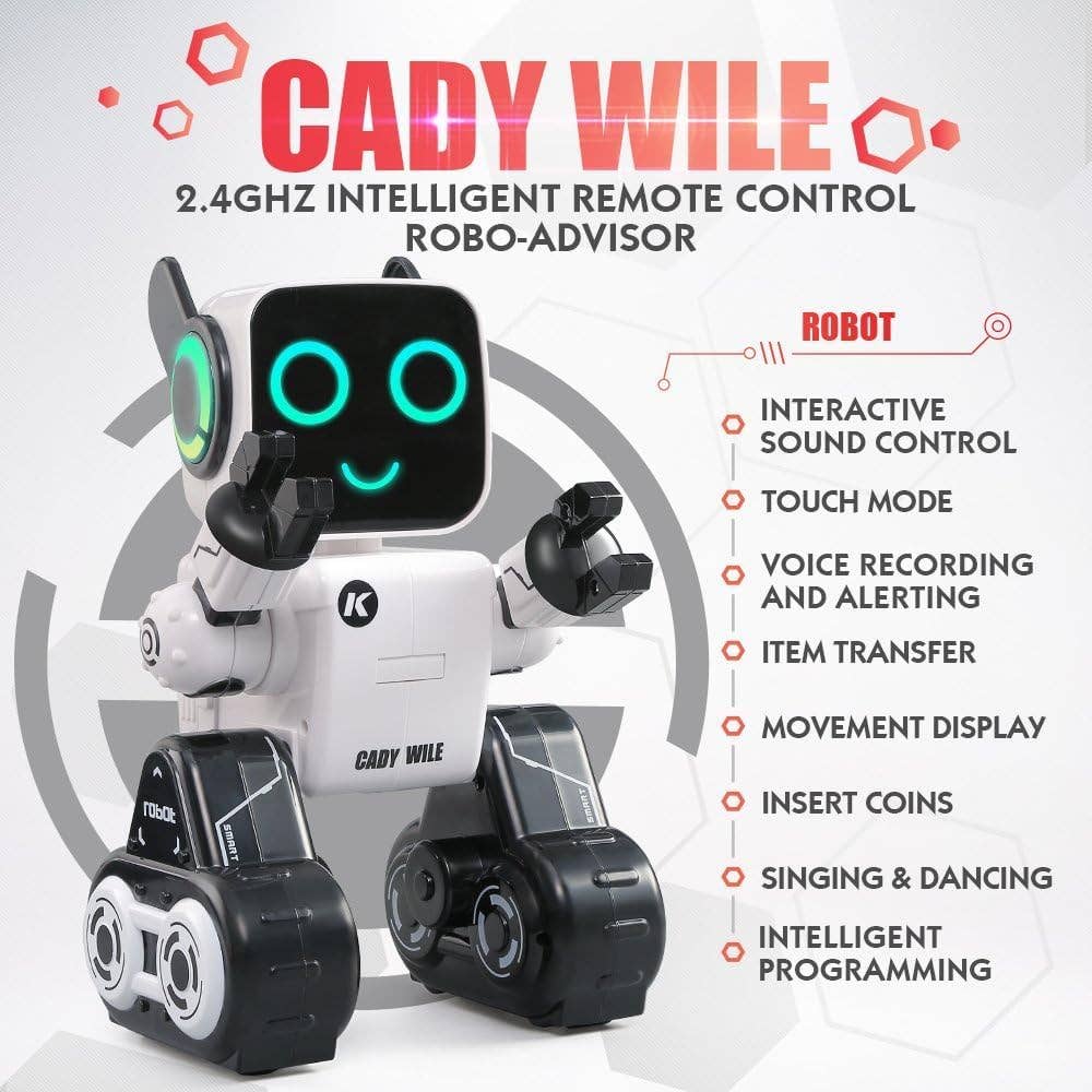 Smart RC Programmable Robot: White