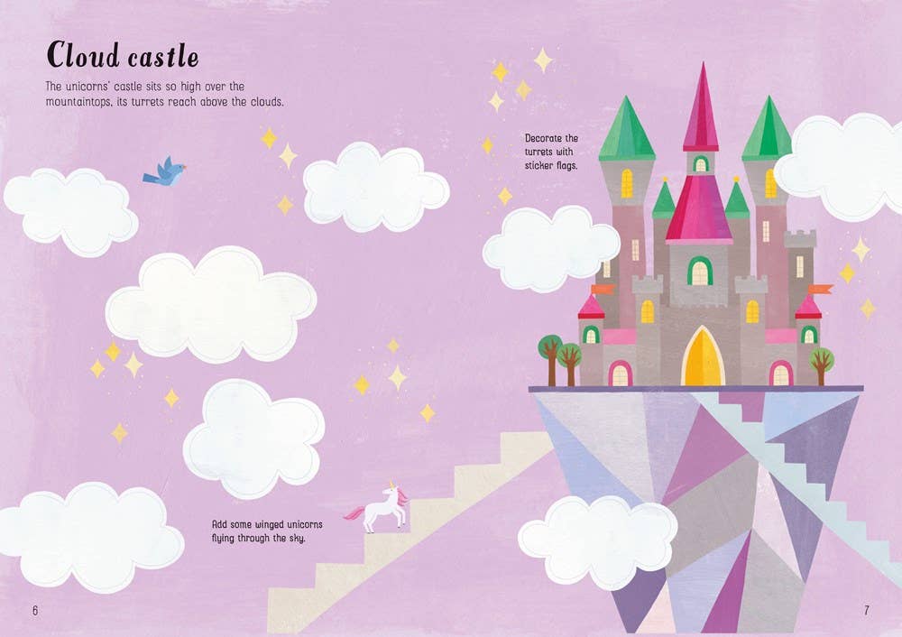 Little First Stickers Unicorns : Usborne