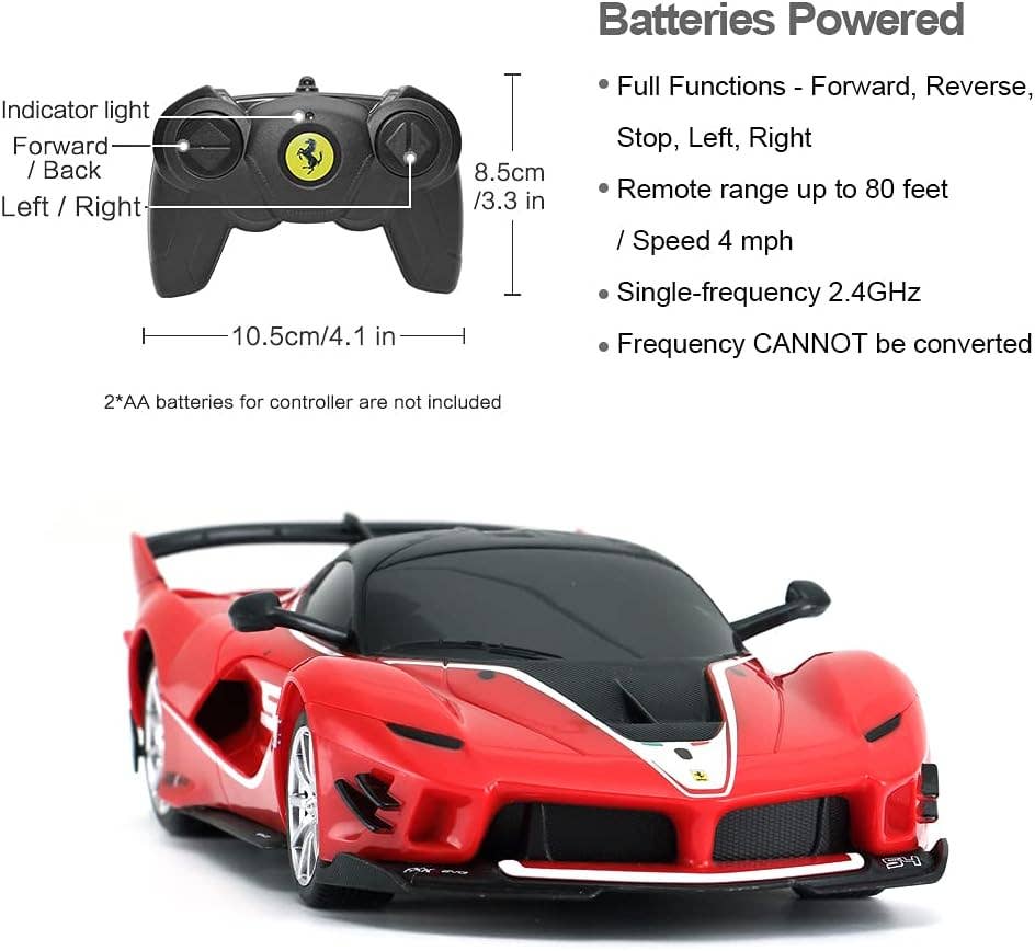 1:24 Scale RC Ferrari FXX K EVO Remote Control Sports Car