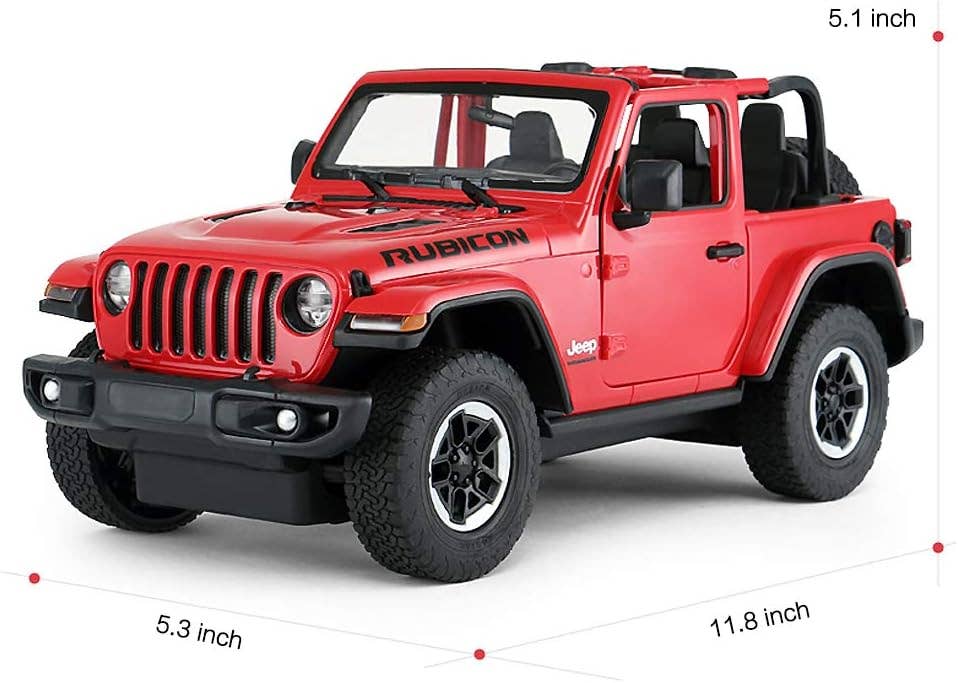 1:14 Scale RC Jeep Wranger JL Remote Control Off-Road Car