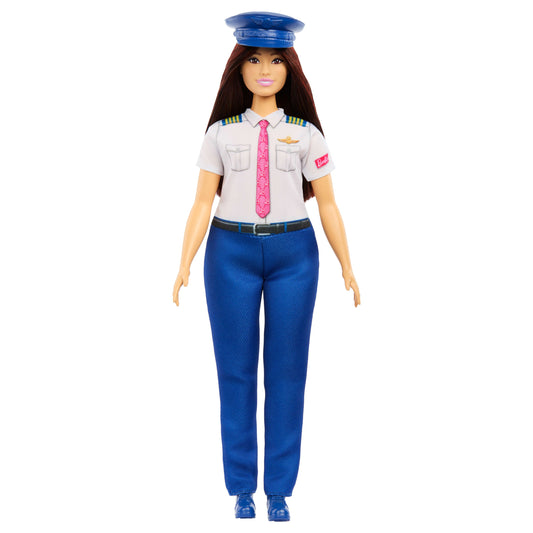 Barbie Careers Pilot Doll with Removable Uniform (JKF75)