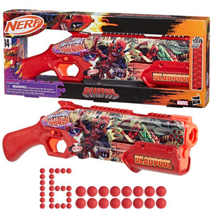 Nerf Marvel Deadpool Blaster and 16 Accu-Rounds