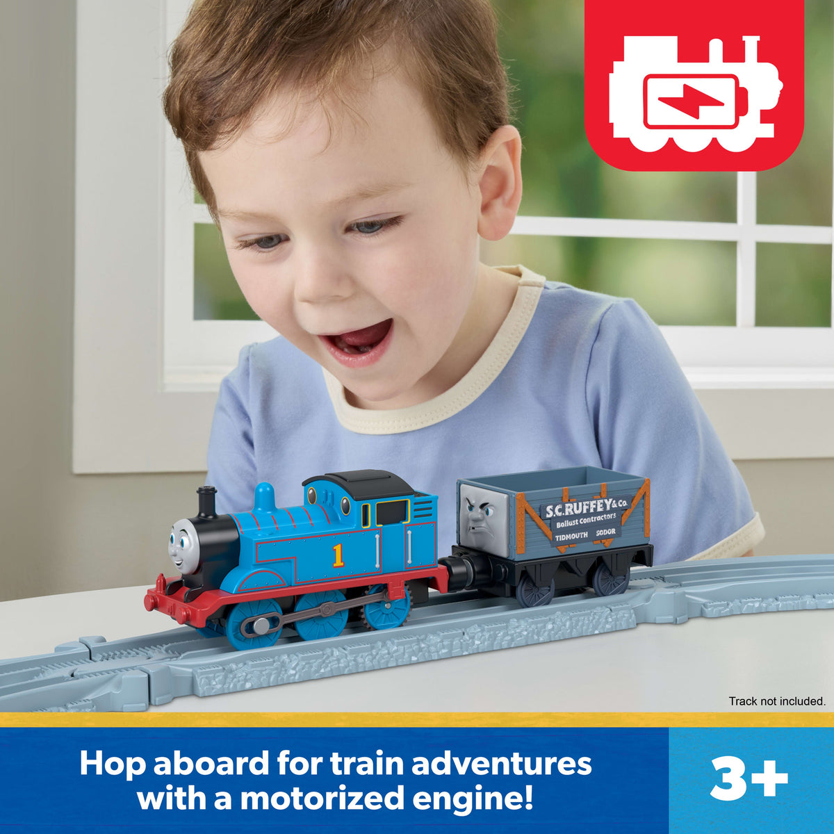 Thomas & Friends Motorized Thomas & S.C. Ruffey (JLW27)