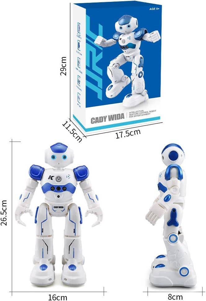 RC Robot w/Sensors and Remote Blue: Pink