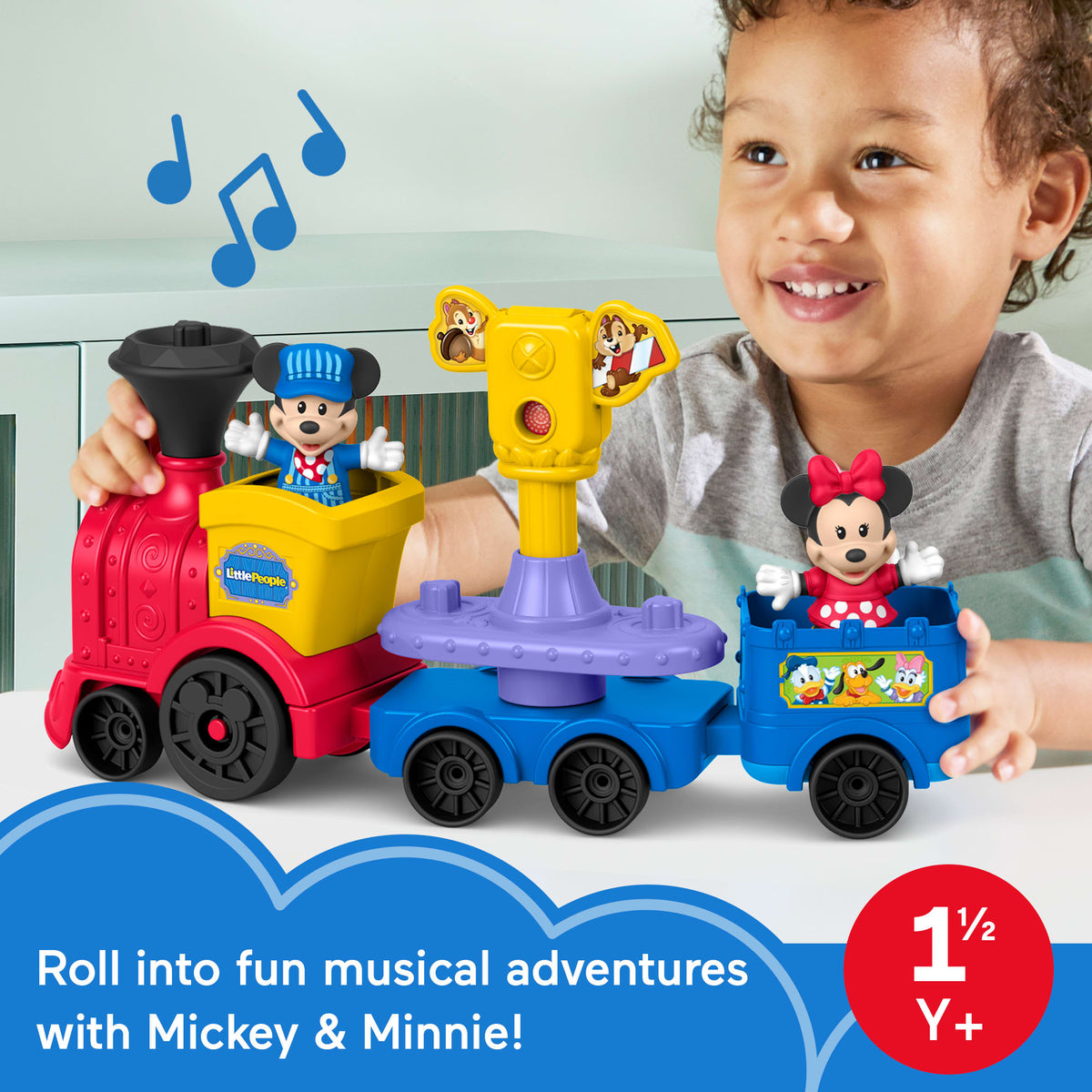 Fisher-Price Little People Mickey & Minnie Musical Train (JKB04)