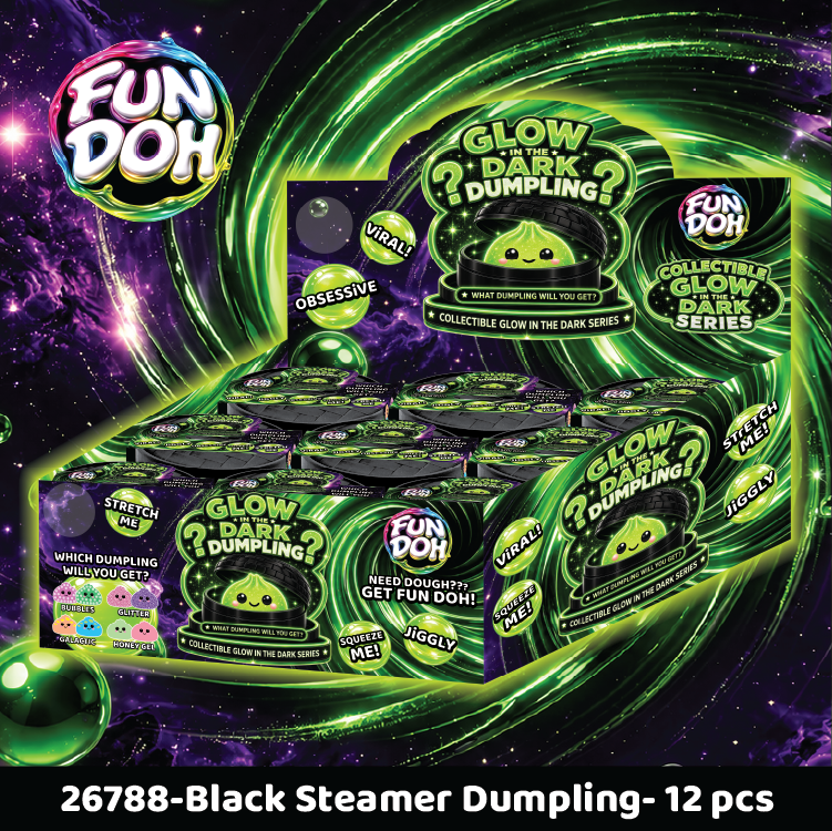 Mystery Dumpling Squishy Fun Doh Glow In Dark