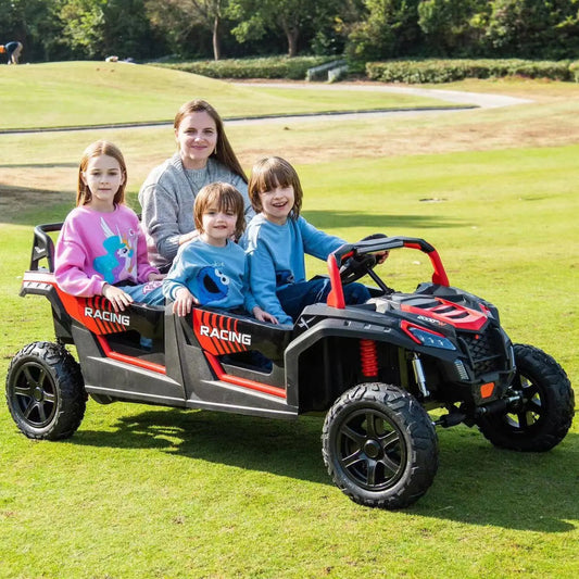 Freddo Toys 48V Beast XL 4-Seater Dune Buggy, Red