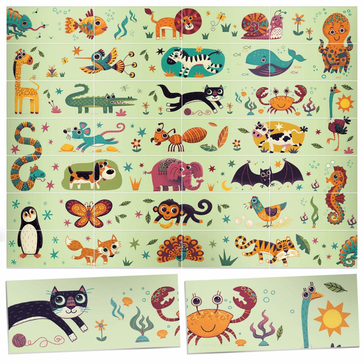 Headu Domino Puzzle Animals - photo 2