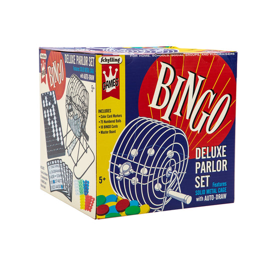 Schylling Bingo Game with Metal Rotary Cage - product photo
