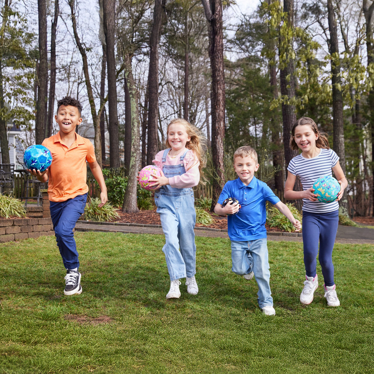 Crocodile Creek 5" Playground Ball - Dino Friends (23150) — kids playing