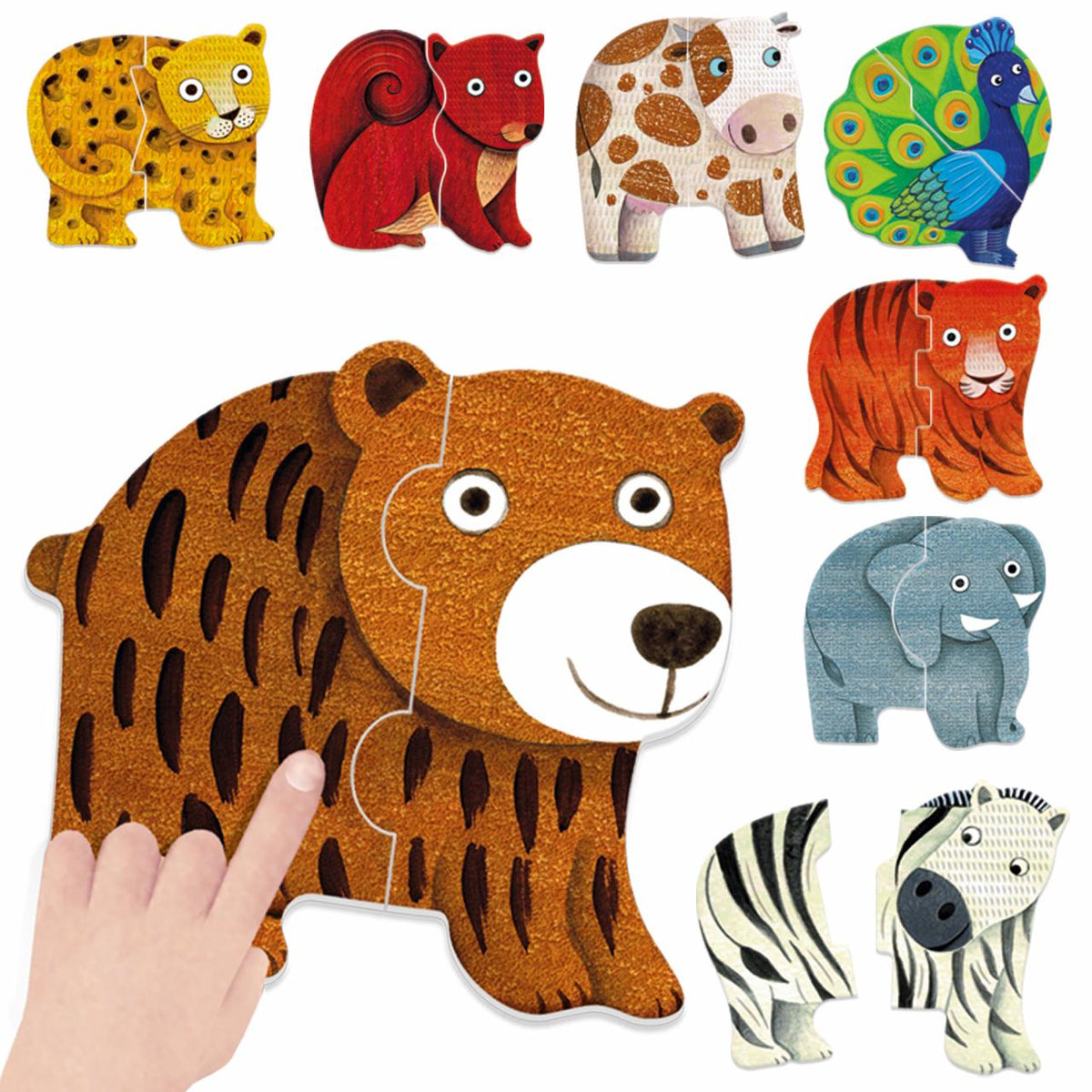 Headu Touch & Play First Animal Puzzles - photo 2