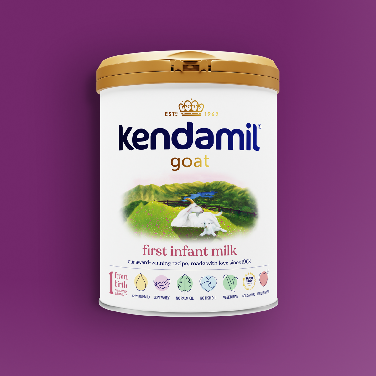 Kendamil Goat First Infant Milk Stage 1 800 g tin