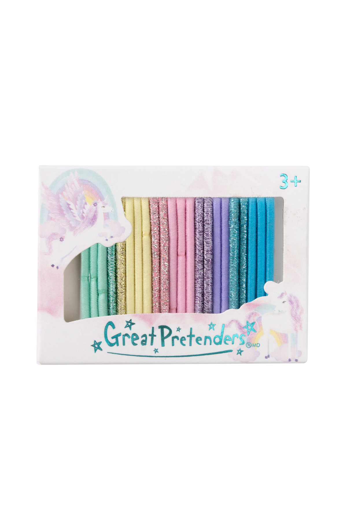 Great Pretenders Over the Rainbow Hairties, 25pcs (88777)