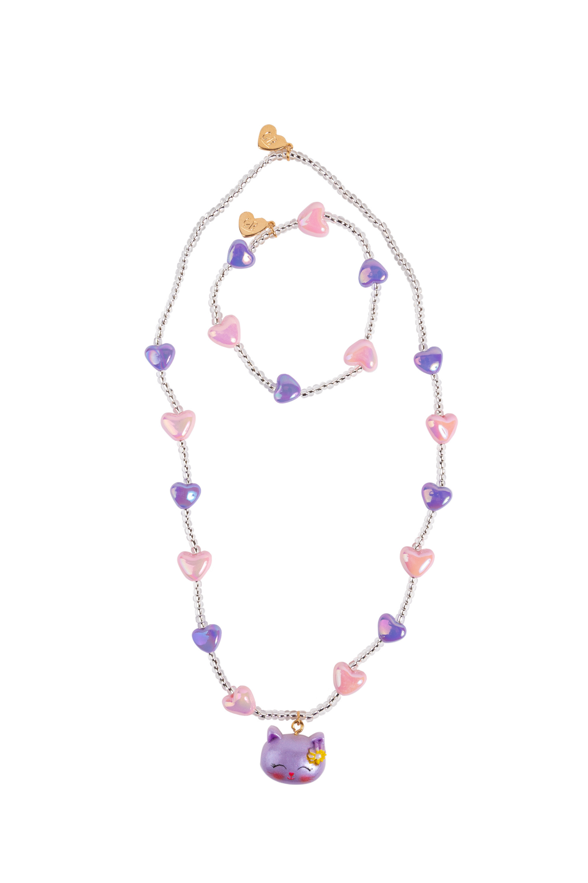 Great Pretenders Lovely Kitty Necklace & Bracelet Set, 2pc (86184)