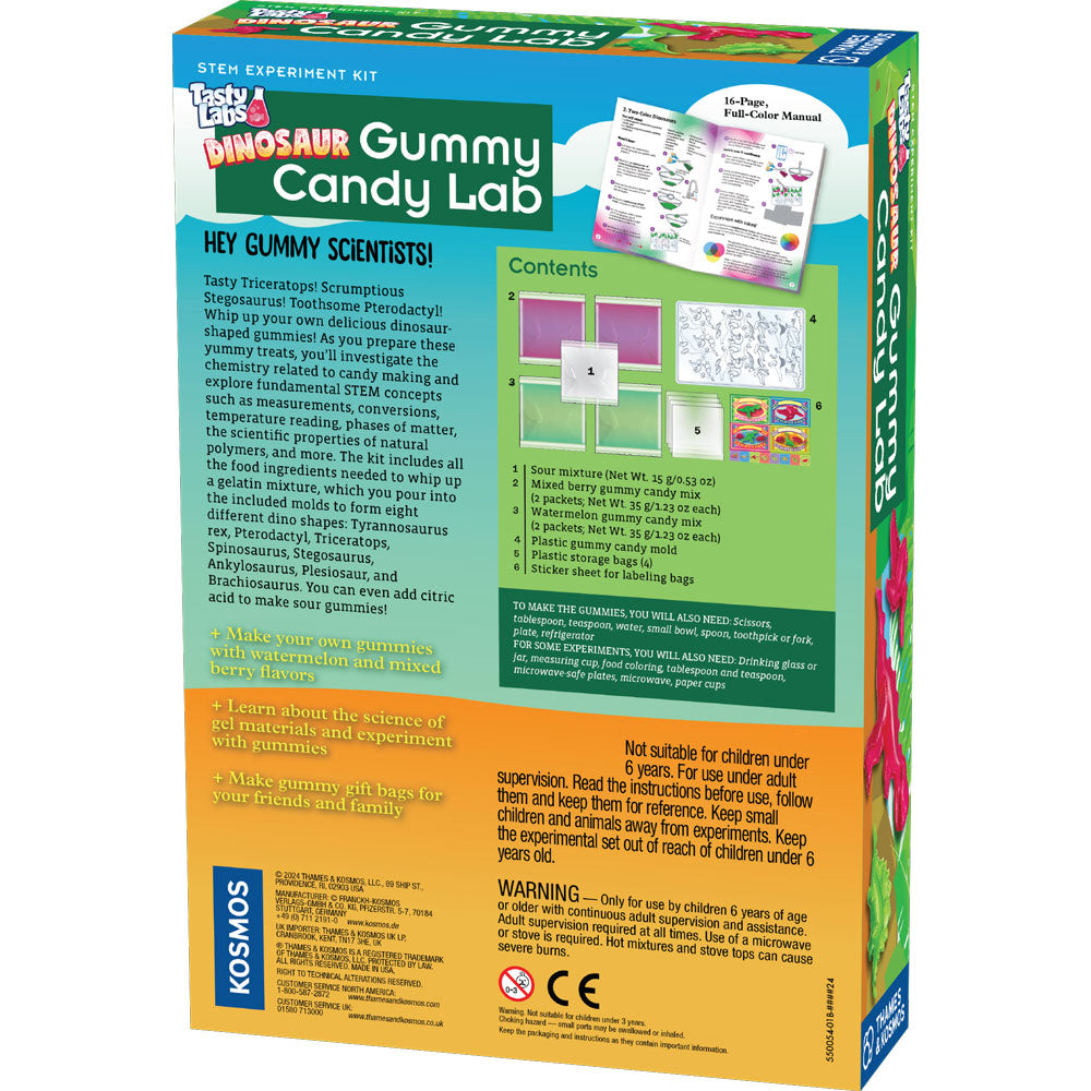 Thames & Kosmos Tasty Labs Dinosaur Gummy Candy Lab